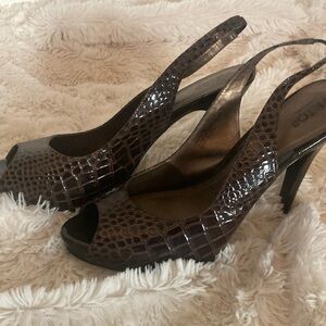 Slimg back high heals